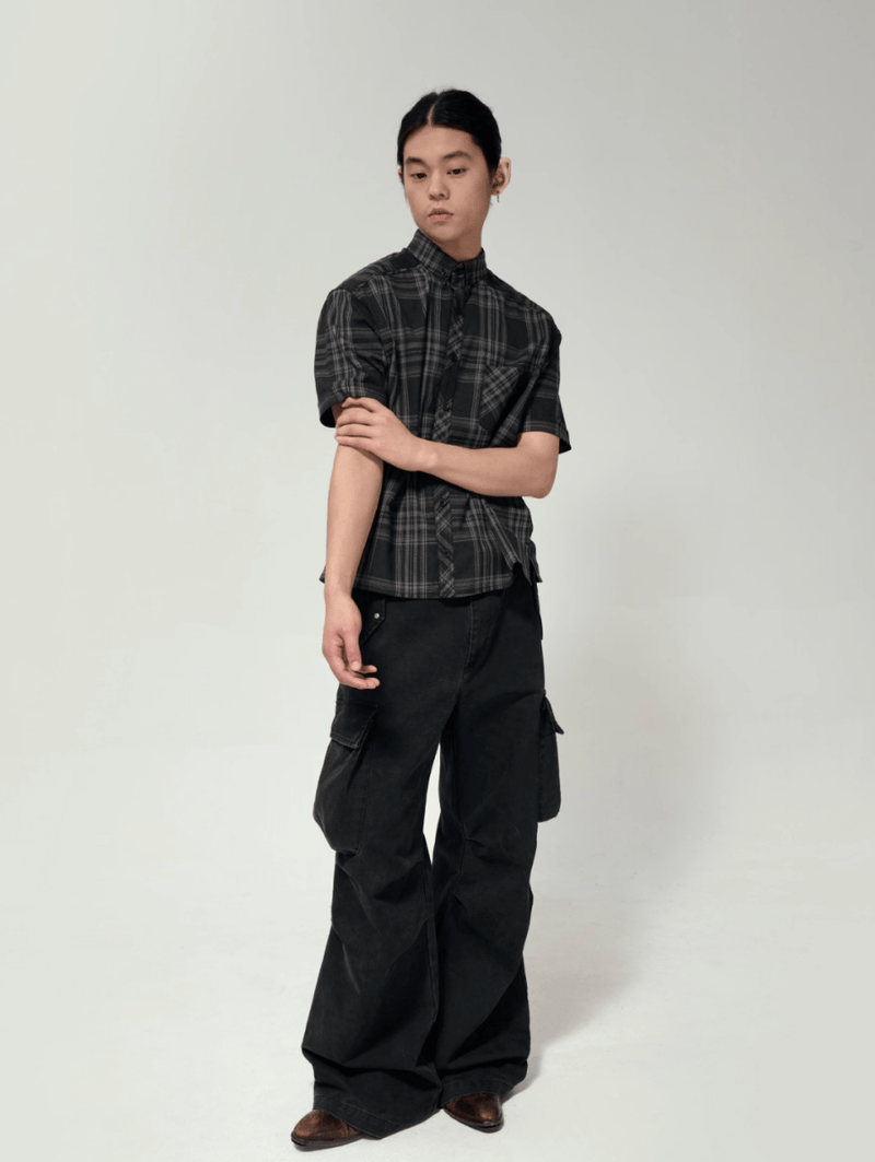 Black Cargo Pants N5606 - ファッション通販NNine（ナイン）
