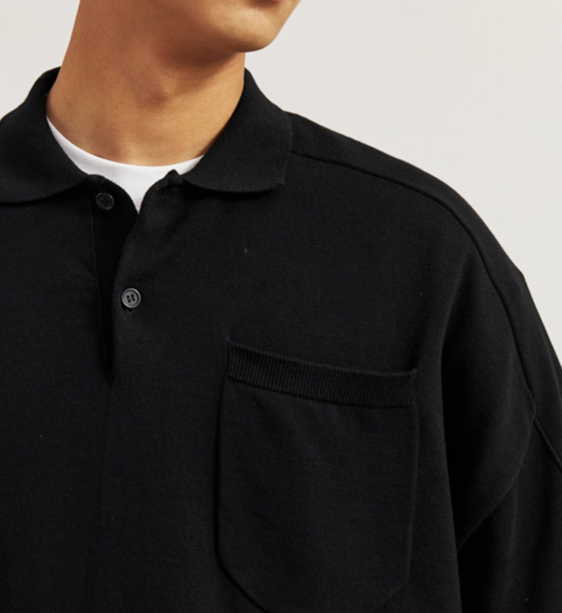 black polo shirt N3442 - NNine