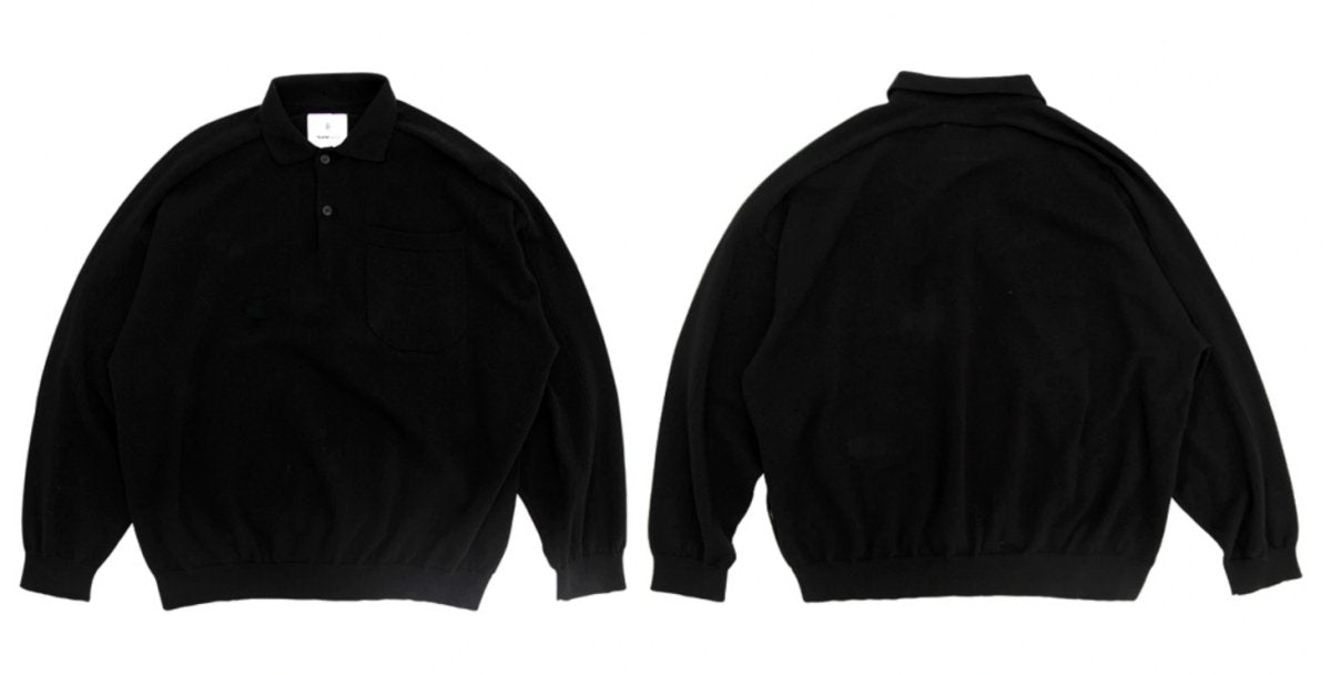 black polo shirt N3442 - NNine