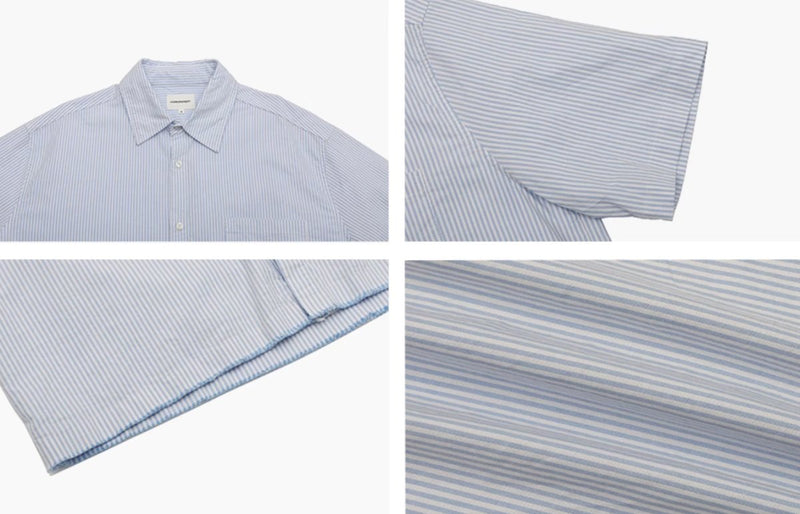 blue striped shirt N3489 - NNine