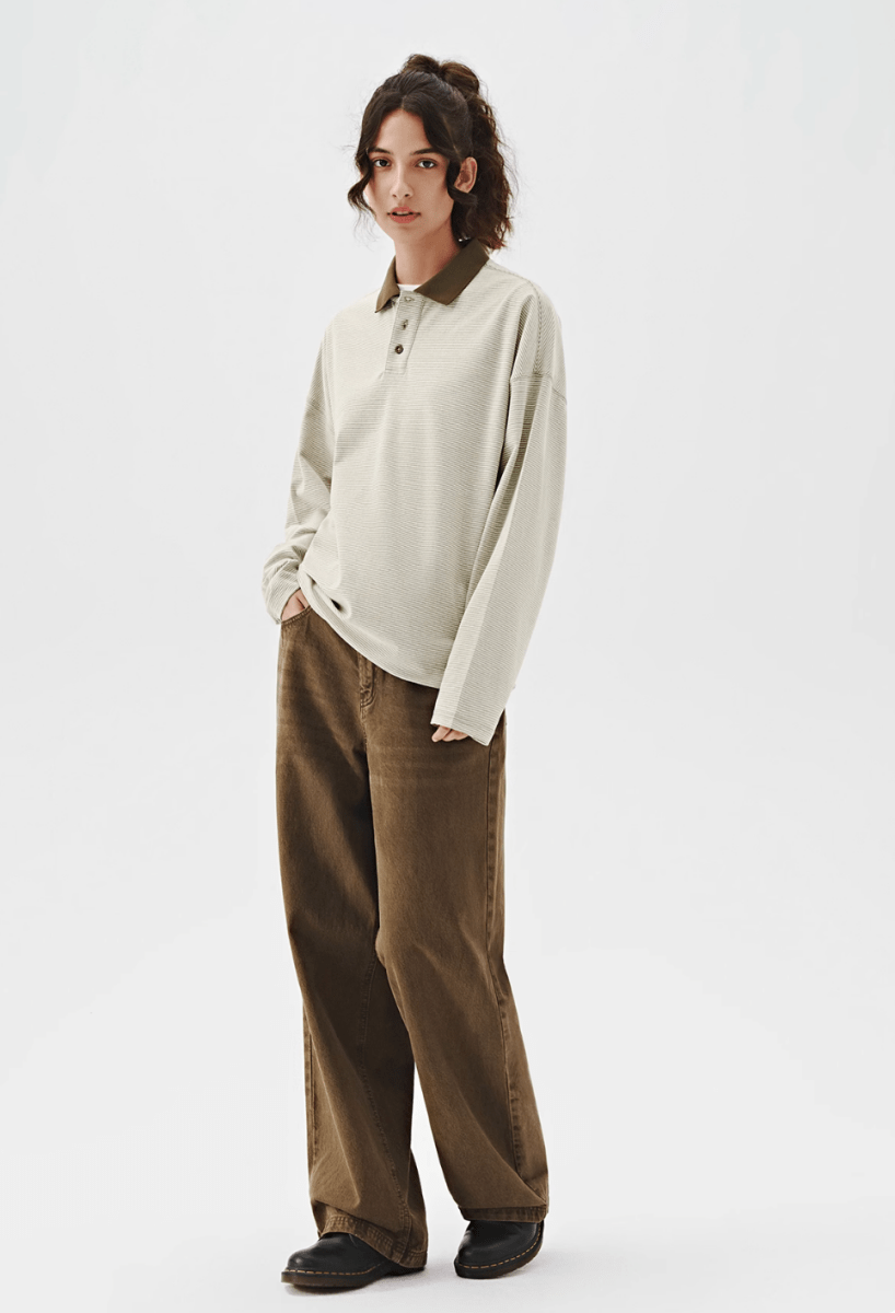 border polo shirt N4104 - ファッション通販 NNine(ナイン)