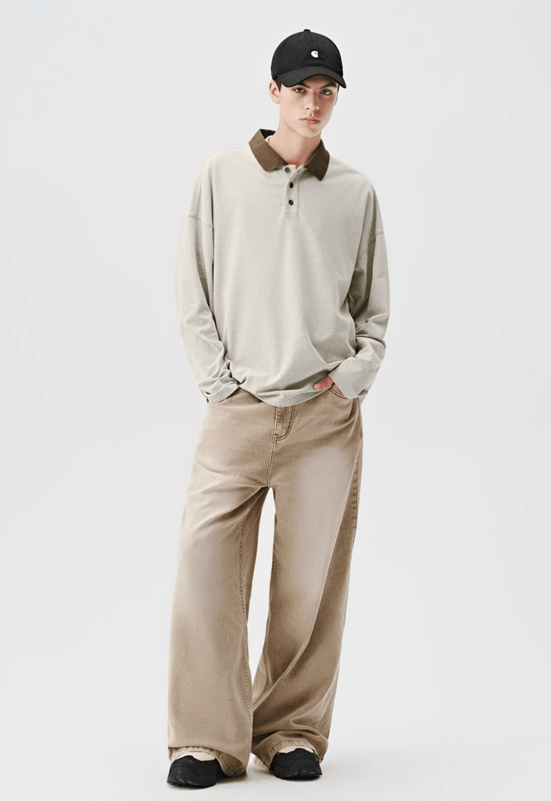 border polo shirt N4104 - ファッション通販 NNine(ナイン)