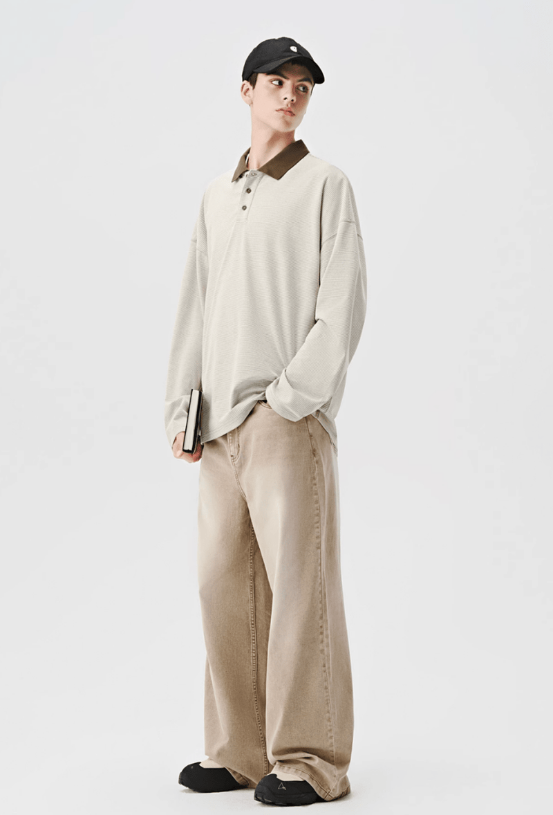 border polo shirt N4104 - ファッション通販 NNine(ナイン)
