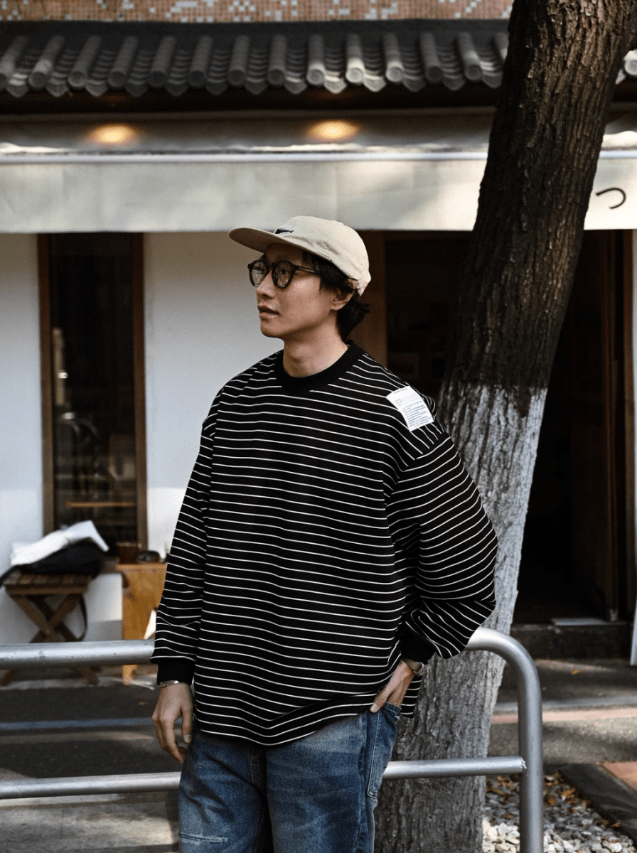 border sweatshirt N5101 - ファッション通販 NNine(ナイン)