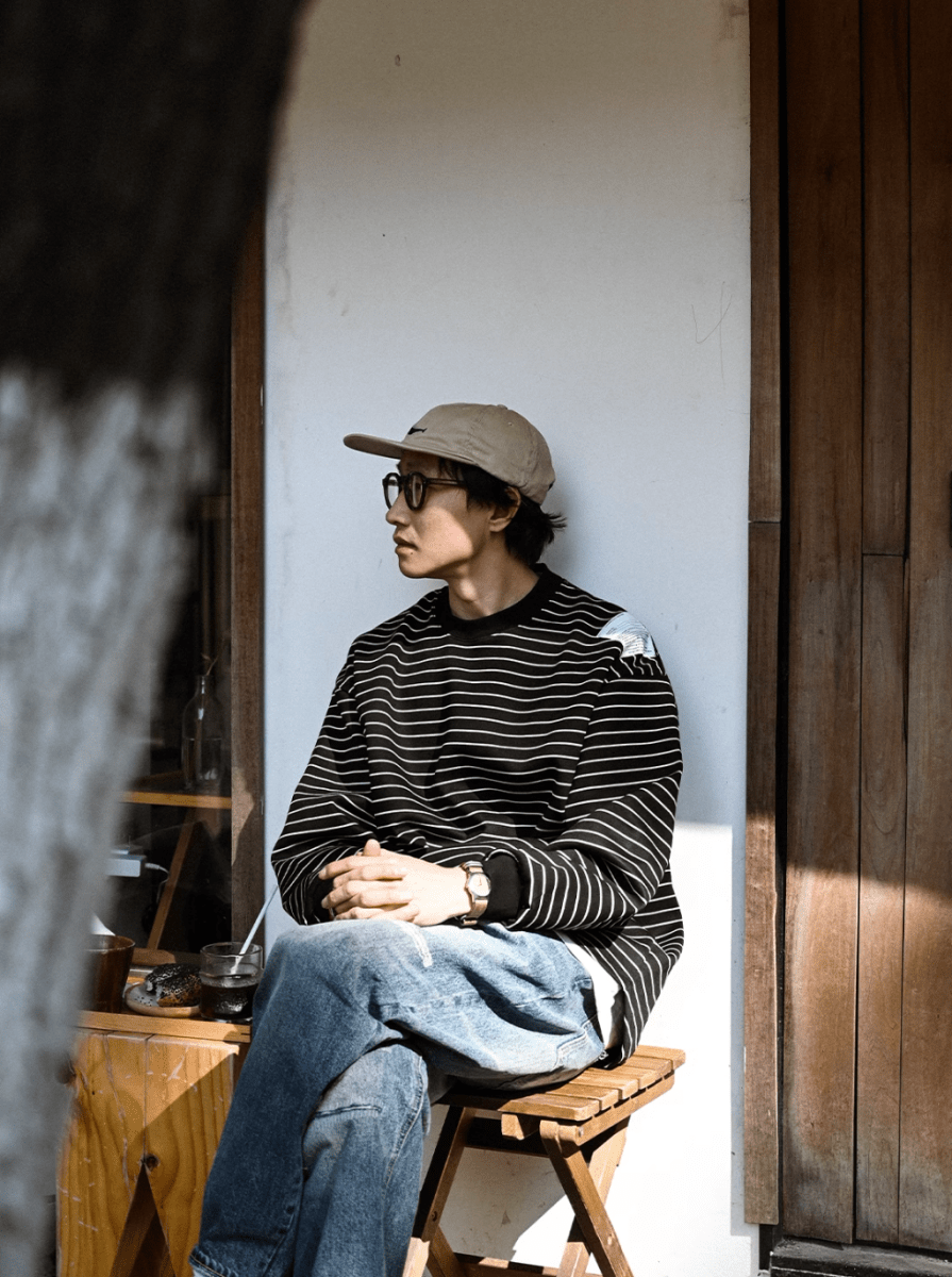 border sweatshirt N5101 - ファッション通販 NNine(ナイン)