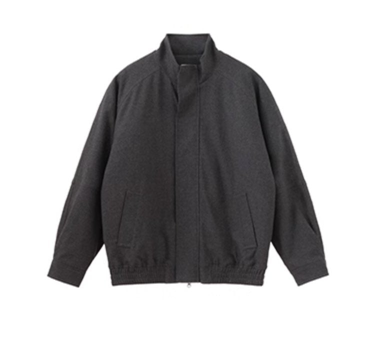 brushed stand collar jacket / テック繊維ダウン入りジャケット N4510 - NNine