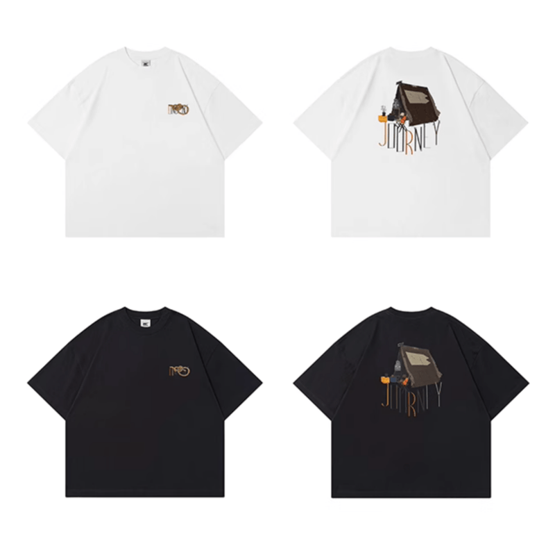Camp Back Print T-shirt Heavyweight / キャンプ バックプリント Tシャツ 半袖 N5337 - ファッション通販 NNine(ナイン)