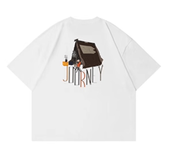 Camp Back Print T-shirt Heavyweight / キャンプ バックプリント Tシャツ 半袖 N5337 - ファッション通販 NNine(ナイン)