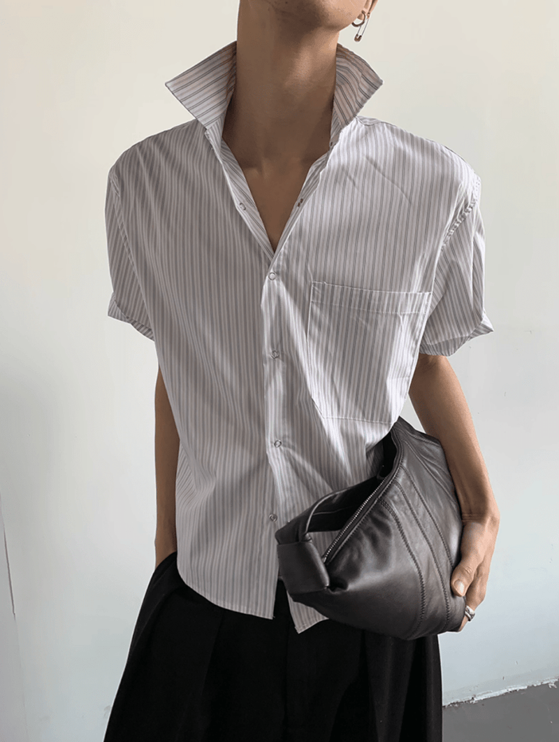 カジュアルチェック半袖シャツ / Casual Check Short Sleeve Shirt N5526 - ファッション通販NNine（ナイン）