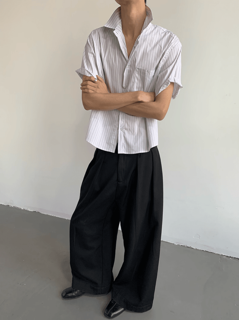カジュアルチェック半袖シャツ / Casual Check Short Sleeve Shirt N5526 - ファッション通販NNine（ナイン）