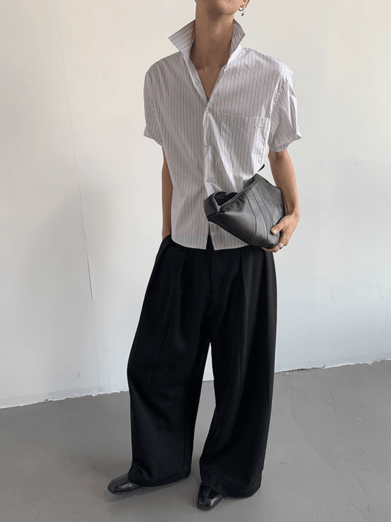 カジュアルチェック半袖シャツ / Casual Check Short Sleeve Shirt N5526 - ファッション通販NNine（ナイン）