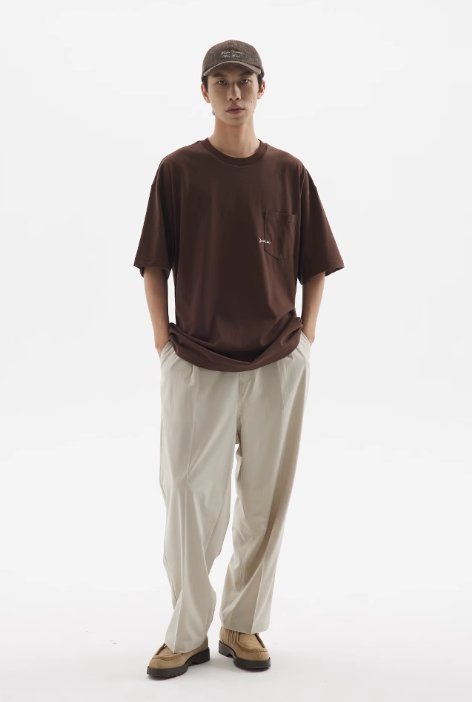 【冷感繊維】casual wide silhouette pants N4021 - NNine
