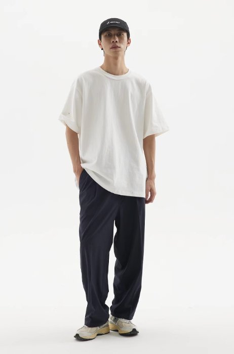 【冷感繊維】casual wide silhouette pants N4021 - NNine