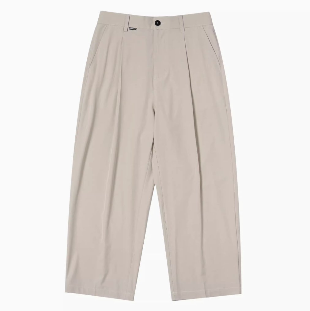 【冷感繊維】casual wide silhouette pants N4021 - NNine