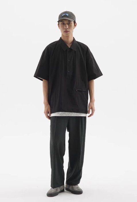 【冷感繊維】casual wide silhouette pants N4021 - NNine