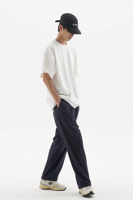 【冷感繊維】casual wide silhouette pants N4021 - NNine