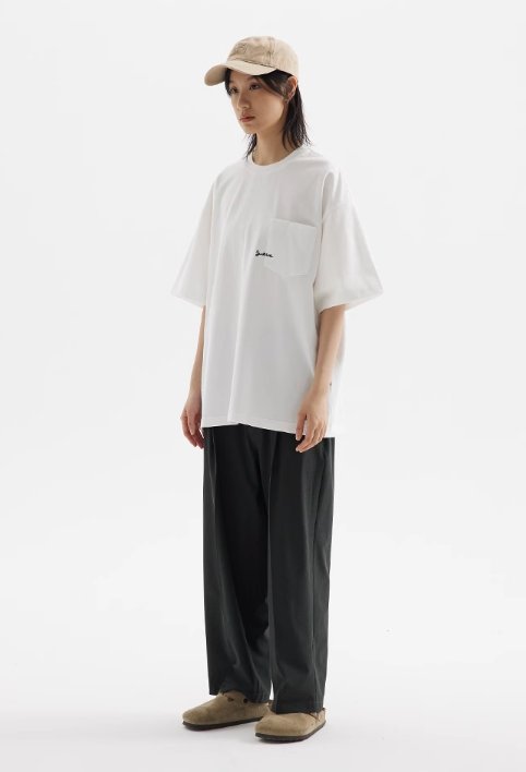 【冷感繊維】casual wide silhouette pants N4021 - NNine