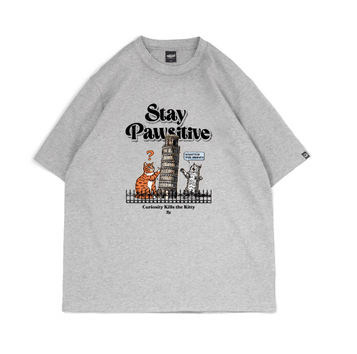 Cat tower print T-shirt N5268 - ファッション通販 NNine(ナイン)