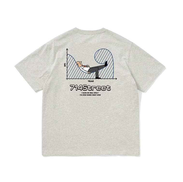 CHART BACK PRINT T - SHIRT N5210 - ファッション通販 NNine(ナイン)