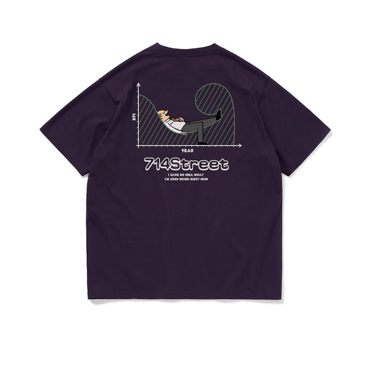 CHART BACK PRINT T - SHIRT N5210 - ファッション通販 NNine(ナイン)