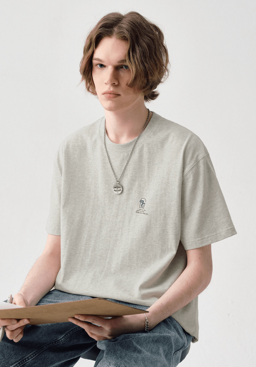 CHART BACK PRINT T - SHIRT N5210 - ファッション通販 NNine(ナイン)