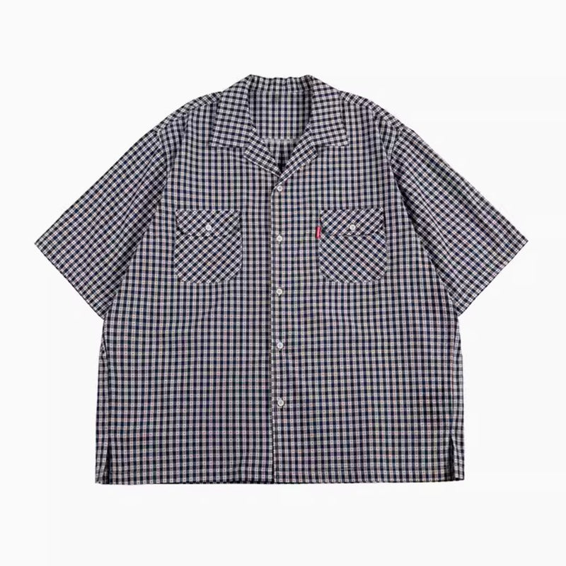 check cuban collar shirt / キューバシャツ N4004 - NNine