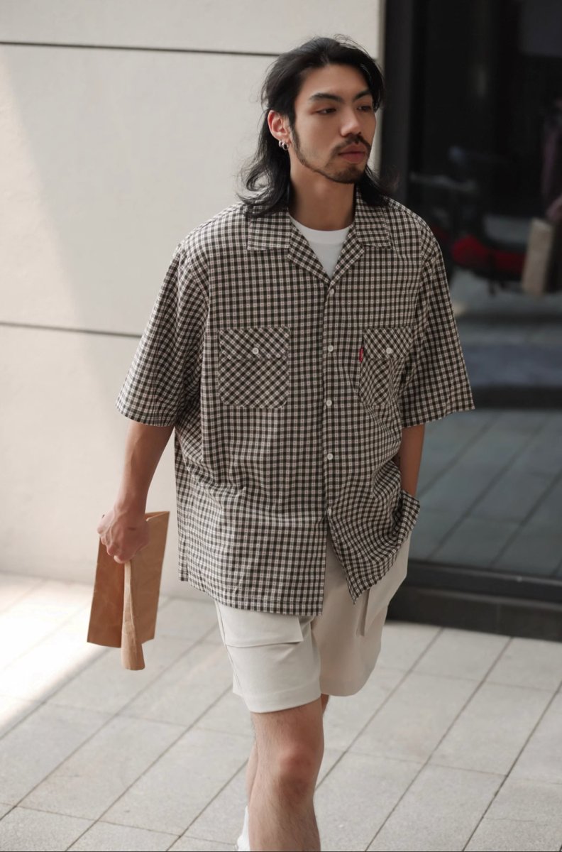 check cuban collar shirt / キューバシャツ N4004 - NNine