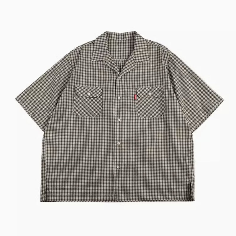 check cuban collar shirt / キューバシャツ N4004 - NNine