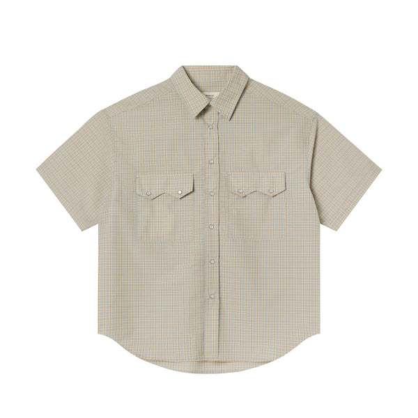 check western shirt / チェックウエスタンシャツ N3653 - NNine