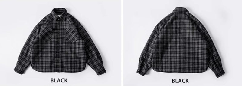 【中綿入り】checked quilted shirt jacket / N4636 - NNine