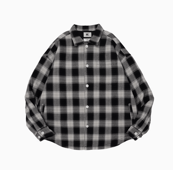 checked shirt jacket N4850 - NNine