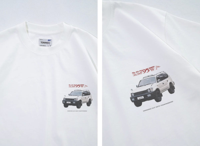 classic car print t - shirt N3891 - NNine