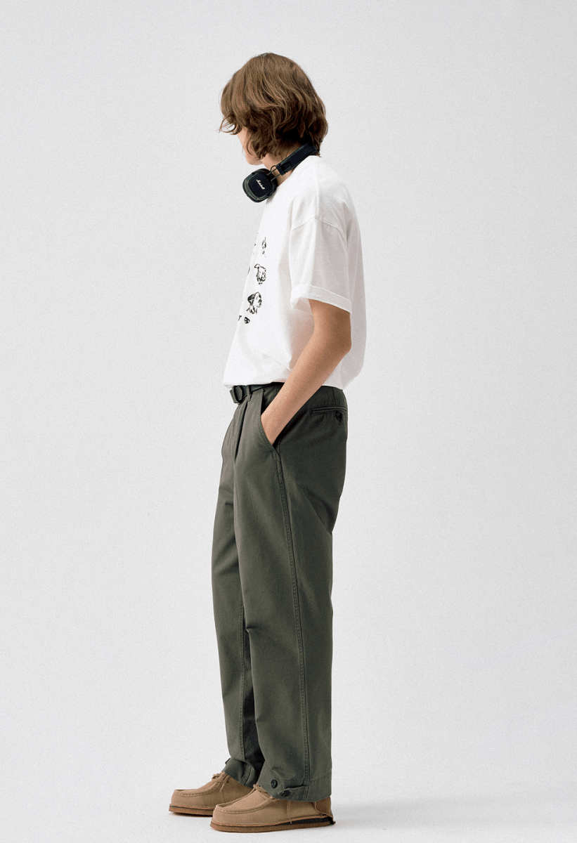 classic straight pants N4822 - NNine