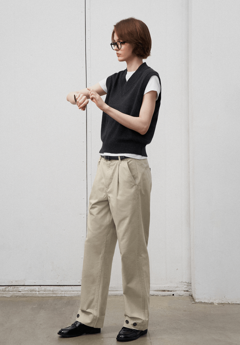 classic straight pants N4822 - NNine