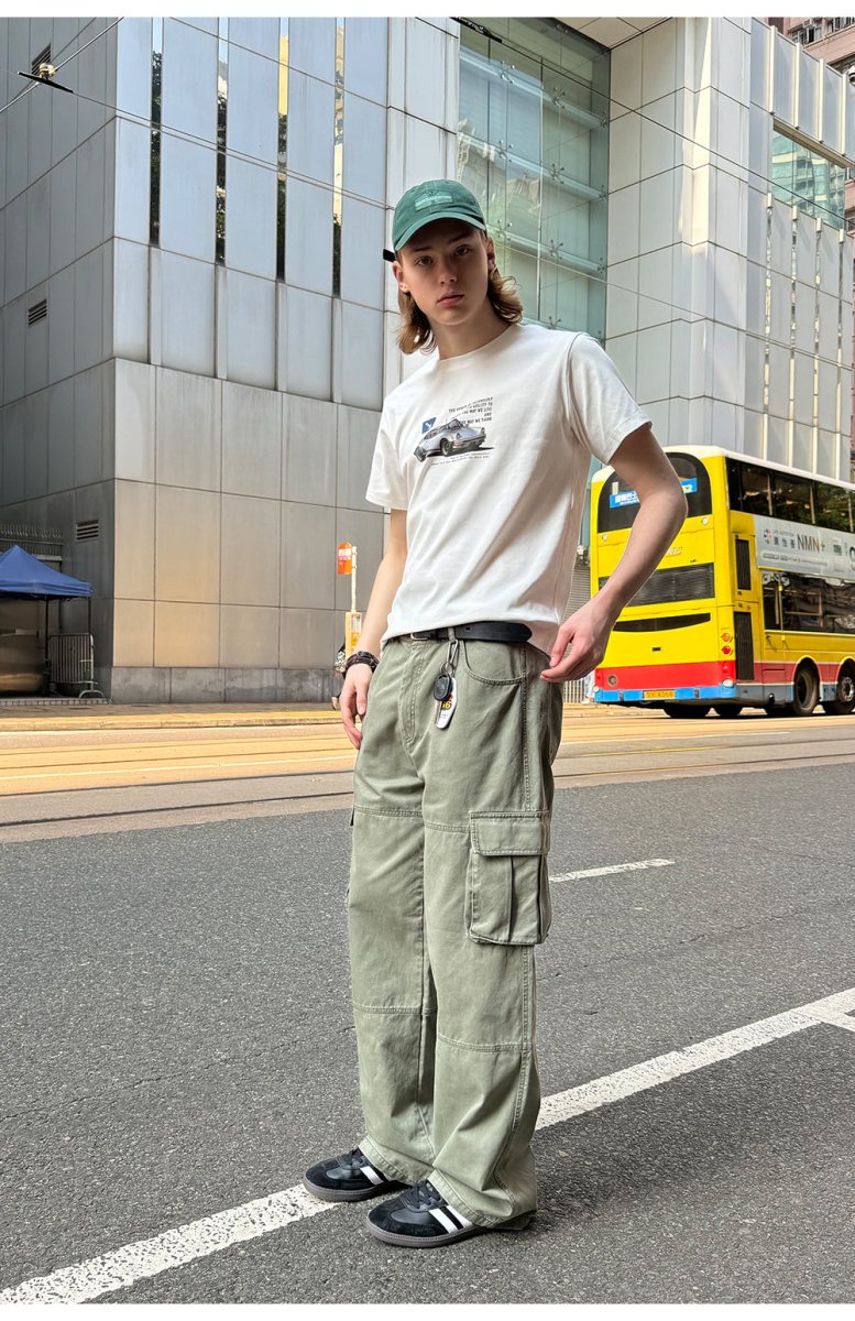 clean fit cargo pants N3431 - NNine