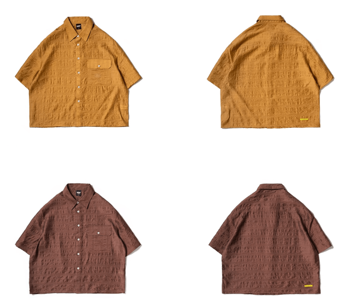 クラウドラインボックスシャツ テンセル混紡 / Cloud Line Box Shirt N5504 - ファッション通販NNine（ナイン）