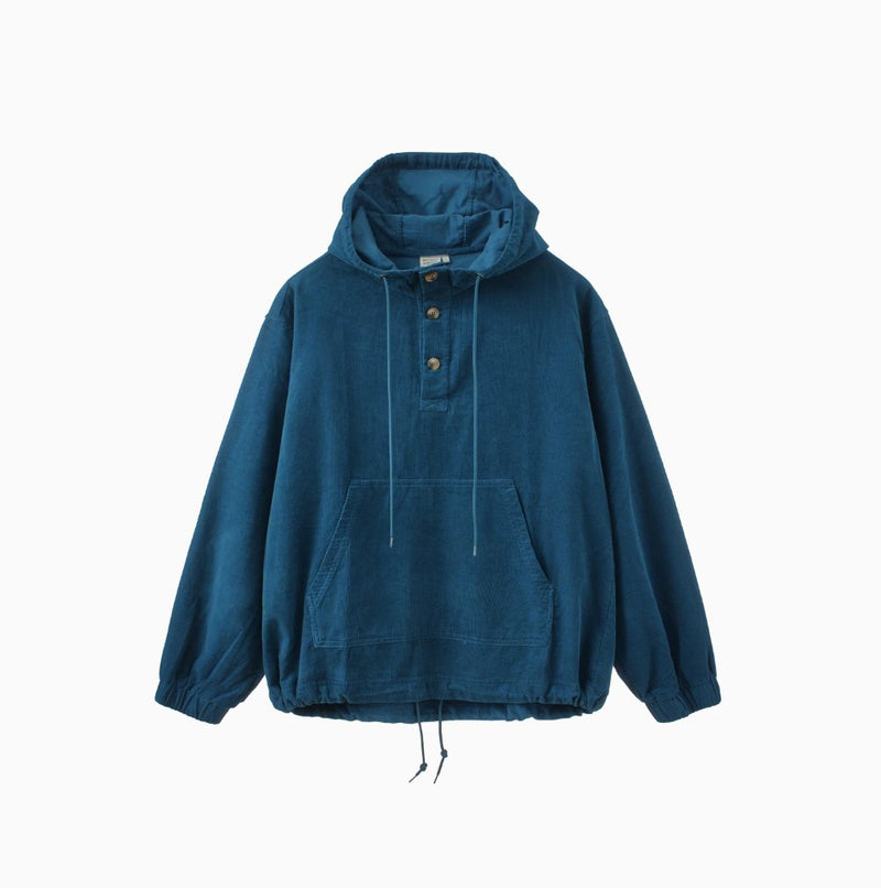 corduroy hoodie / ドローコード付きコーデュロイフーディ N4402 - NNine