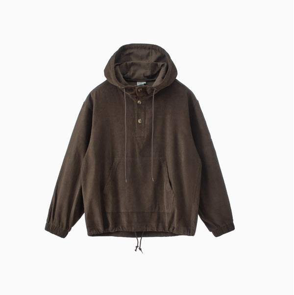 corduroy hoodie / ドローコード付きコーデュロイフーディ N4402 - NNine