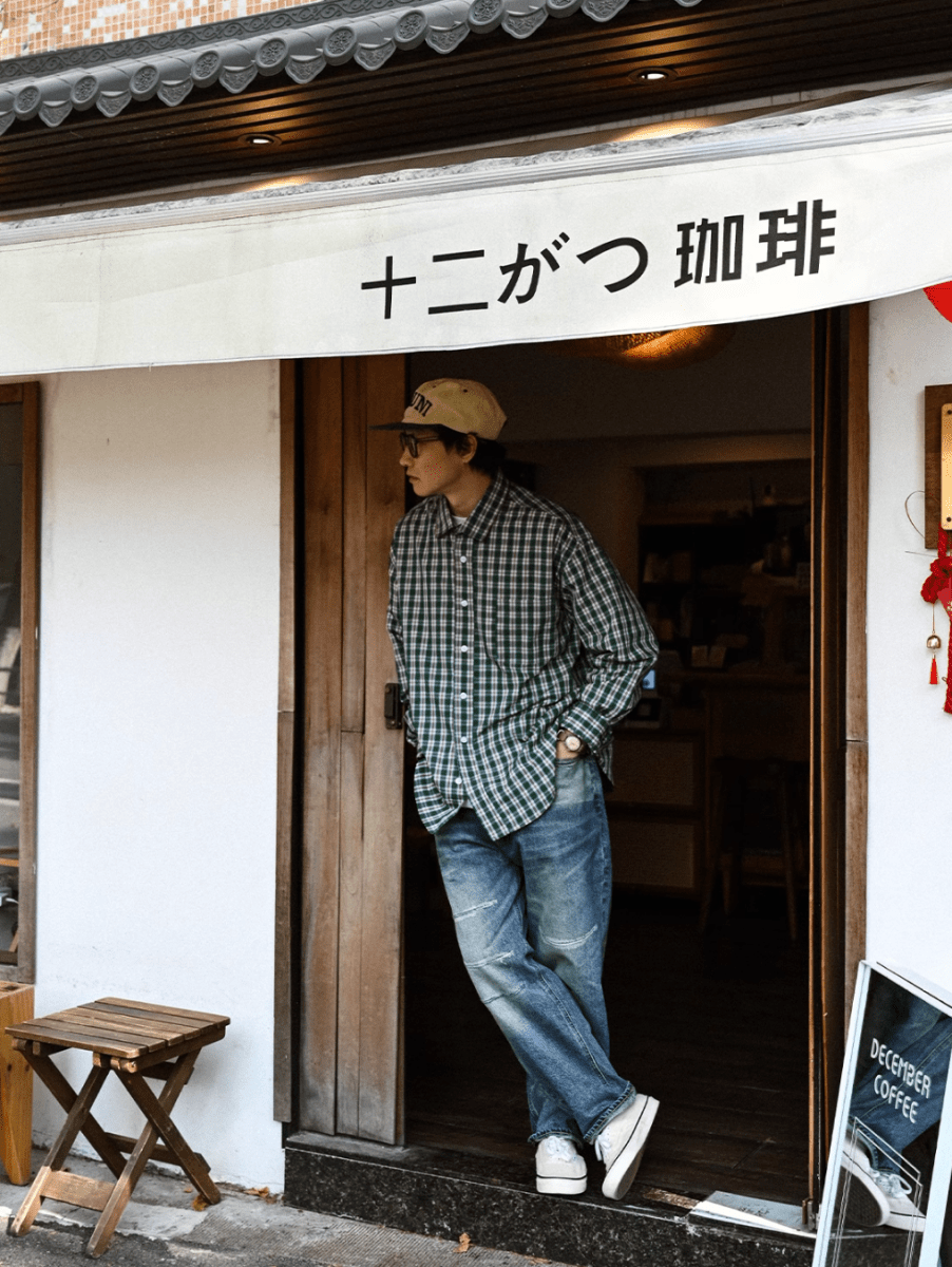 cotton check shirt N5102 - ファッション通販 NNine(ナイン)