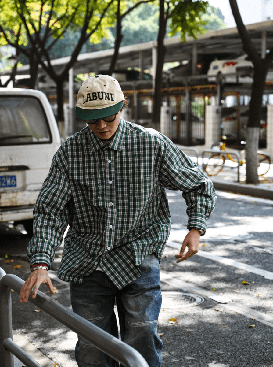 cotton check shirt N5102 - ファッション通販 NNine(ナイン)