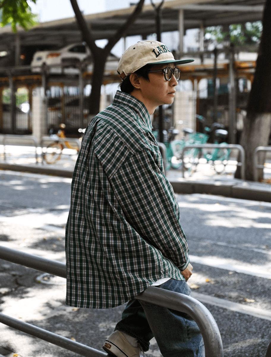 cotton check shirt N5102 - ファッション通販 NNine(ナイン)