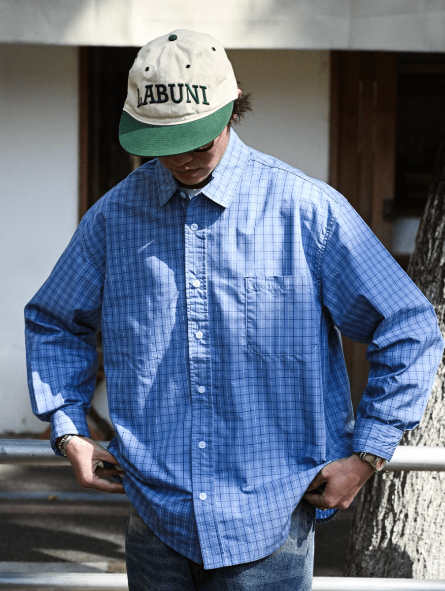 cotton check shirt N5102 - ファッション通販 NNine(ナイン)