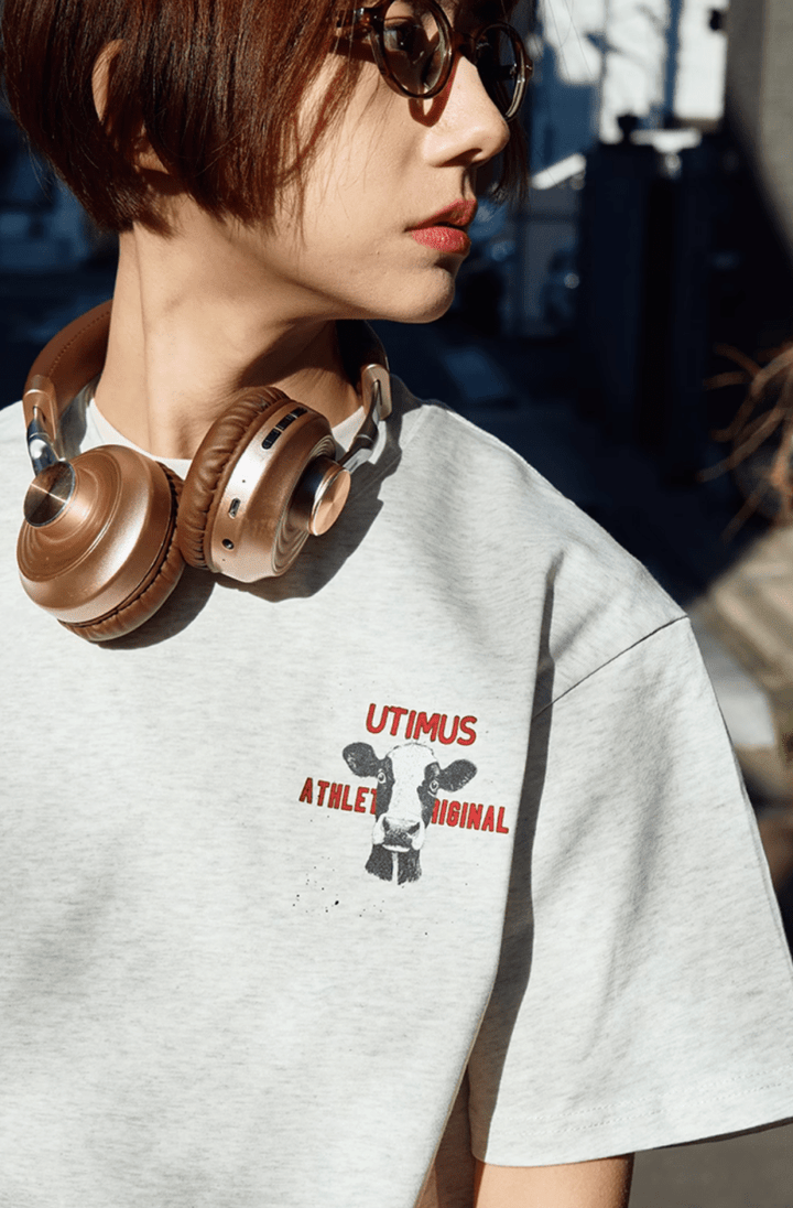 cow print t-shirt N5257 - ファッション通販 NNine(ナイン)