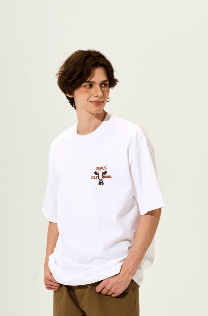 cow print t-shirt N5257 - ファッション通販 NNine(ナイン)