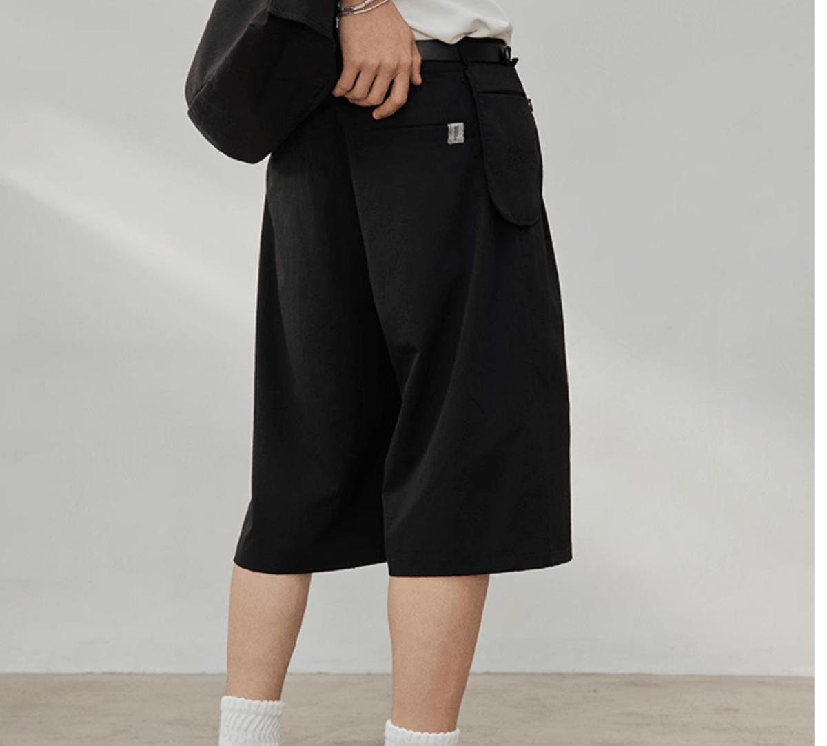 クロップド丈スラックスパンツ 軽量立体裁断 / Cropped Trousers N5513 - ファッション通販NNine（ナイン）