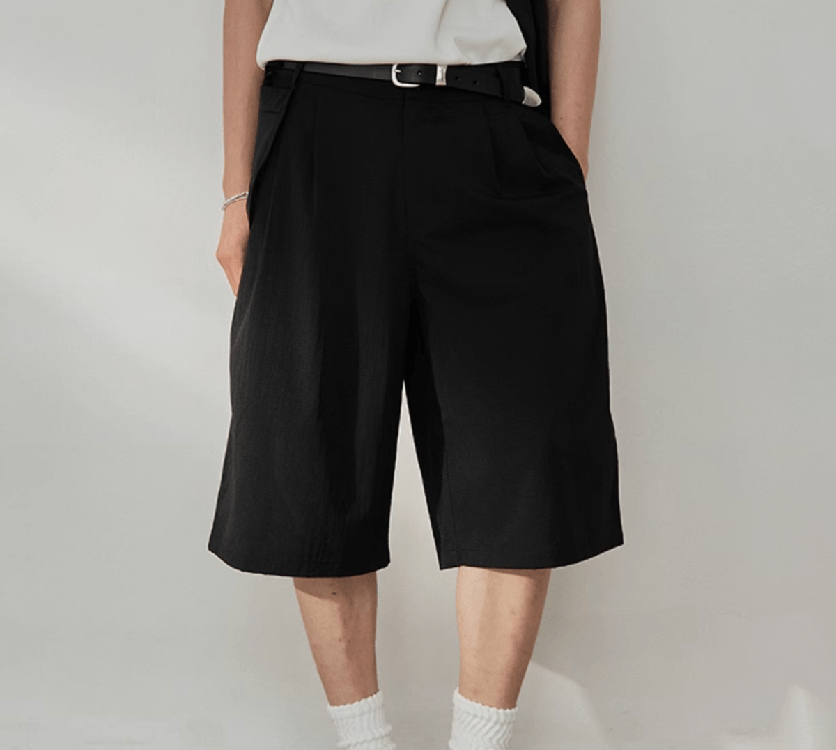 クロップド丈スラックスパンツ 軽量立体裁断 / Cropped Trousers N5513 - ファッション通販NNine（ナイン）
