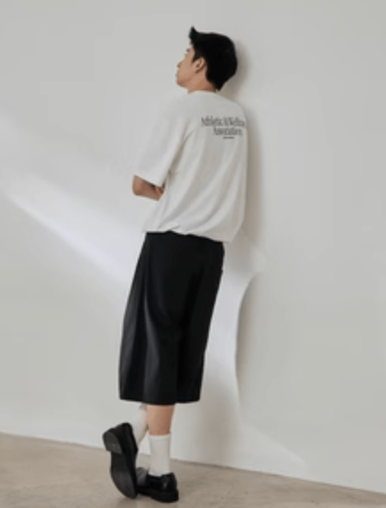 クロップド丈スラックスパンツ 軽量立体裁断 / Cropped Trousers N5513 - ファッション通販NNine（ナイン）