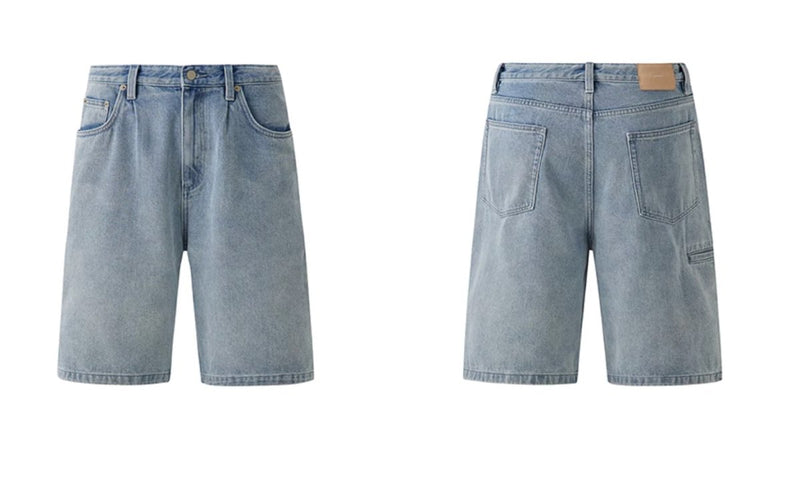 denim half shorts N3900 - NNine