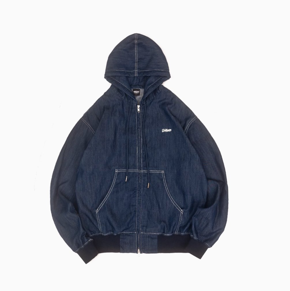 denim zip hoodie / ヘビーウエイトデニムフーディ N4270 - NNine