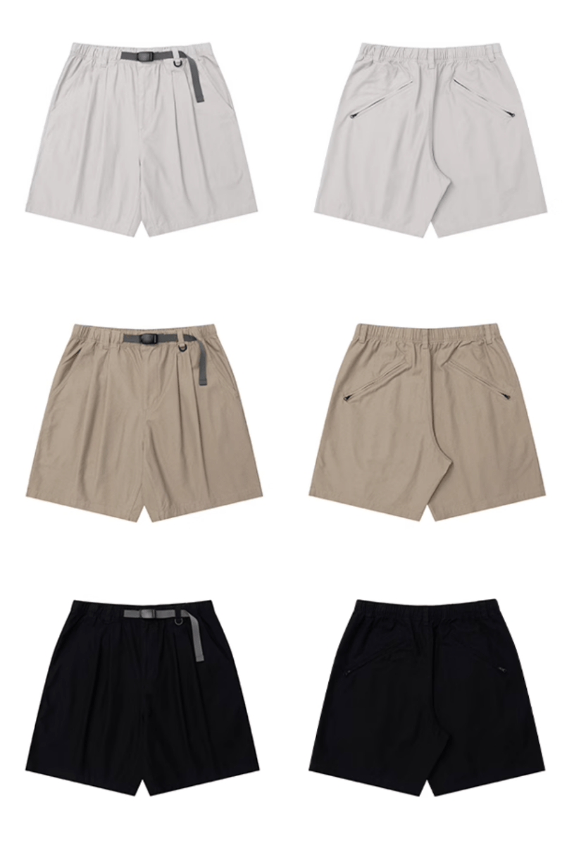 diagonal zip shorts N5212 - ファッション通販 NNine(ナイン)
